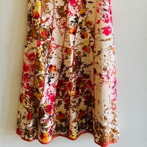 Sundance floral silk dress.  Size 6